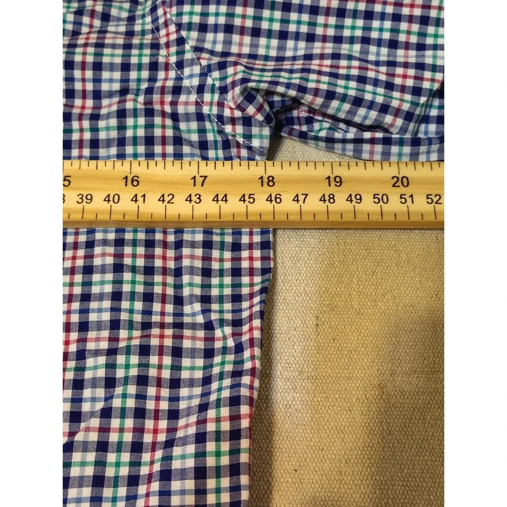 Ralph Lauren Kids Gingham Button Down Shirt‎ Long Sleeve Size L 14-16 12